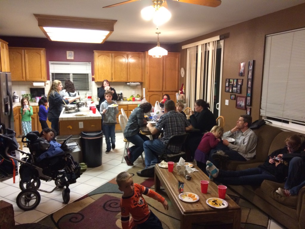 Just a small sampling of our Friday night  community.